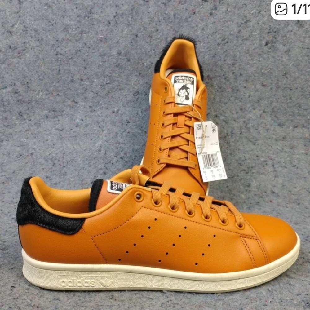 SOLD 📍Adidas Lion King Scar Stan Smith Sneakers Size 9 NWOT